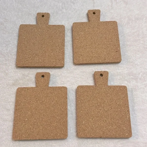 Set of Cork Coasters with Fun Text “Cheers, Sip, Enjoy, Chill” - Picture 6 of 6